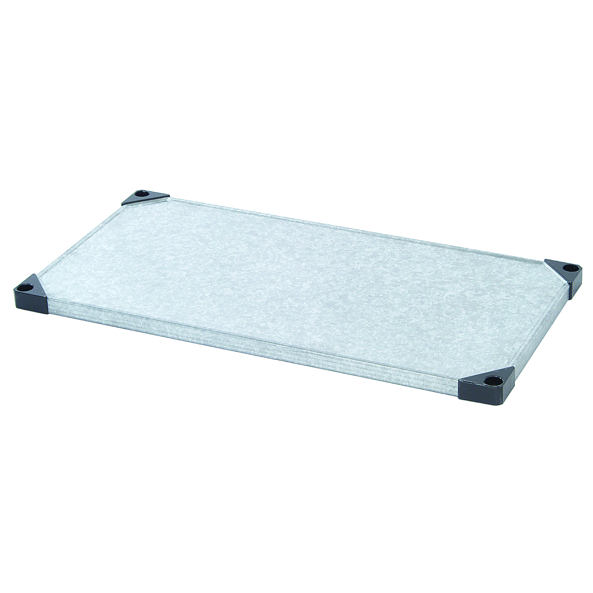 Quantum Storage, Galvanized Steel Shelf, Width 24 in, Depth 24 in, Material Galvanized Steel, Model# 2424SG